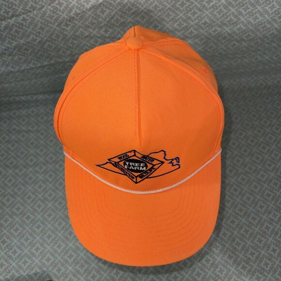 Hat Wood Water Recreation Wildlife Tree Farm‎ Adjustable Orange Hat Virginia - Picture 11 of 16